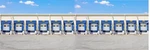 Ho Scale Building Background Flat / Scenery "12 Bay Loading Dock 03" Train Model. Fixed Price $19.95.