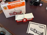 Scale Bachmann Plasticville School House #45-2633. Fixed Price $14.00.