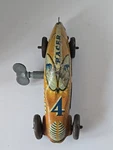 Vintage Marx Mechanical "speedway Racer" Key Windup Tin Litho Car #4 Pacer. Fixed Price $75.99.
