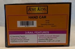 Railking 30-2511 Santa W/elf Operating Hand Car Nib. Fixed Price $55.99.