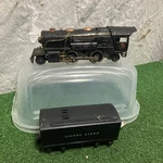 Lionel 259E Black Train Brass Trim Prewar Gauge 2689WX Tender Locomotive. Fixed Price $50.00.