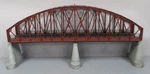 Mth 40-1031 Gauge 30 Inch Rust Colored Steel Arch Bridge W/ Piers Ex. Fixed Price $124.99.