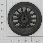 Lionel 400E-95 Unpainted Spoked 2-3/4" Std. Gauge Steam Loco Plain Wheel. Fixed Price $10.00.