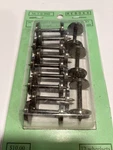 REBOXX-3 36" Ho Semi-scale Wheels Sets, 0.990" Axle Length, 12/ Pkg, Nmra RP-25. Fixed Price $6.95.