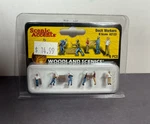 Accents Woodland Scenics Dock Workers A2123 Scale Train Figure Set. Fixed Price $14.99.