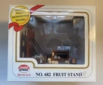Model Power Mickey Fruit Stand No. 682 Assembled-lighted-new In Box. Fixed Price $19.99.
