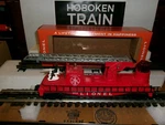 York Special Lionel Postwar #3512 Op. Fireman & Ladder Car W/window Box. Fixed Price $130.00.
