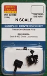 Micro Trains 001 33 040 Coupler Conversion Kit 1164 Bachmann Dash 8-40C Loco. Fixed Price $24.00.