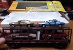 Mth Rail King 30-7638 Auto Carrier 67 Firebird 70 Nova Used Box Scale. Fixed Price $50.00.