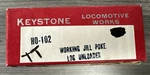 Keystone Locomotive Works Craftsman Kit HO-102 Working Jill Poke Log Unloader. Fixed Price $29.99.