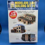 Walthers 933-3752 Ho Modulars 3-IN-1 Building Set # Cornerstone Series Kit. Fixed Price $35.99.