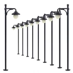 LYM22 10PCS Model Railway Ho Scale 1:87 Warm White Street Light Lamps 2.56IN. Fixed Price $16.99.