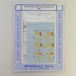 Microscale Decals 60-658 Golden West Service Freight Cars 1990. Fixed Price $13.80.