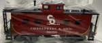 Mth Premier Chesapeake Ohio Steel Caboose Center Cupola 20-91408 Scale C&o. Fixed Price $135.00.
