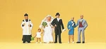 Preiser 10058 Scale Wedding Participants Catholic PKG(6). Fixed Price $21.99.