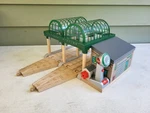 Thomas & Friends Wooden Railway Deluxe Knapford Station. Fixed Price $219.79.