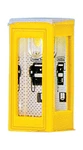 Brawa 4566 Scale Yellow Phone Booth With Light. Fixed Price $18.54.