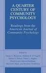 Quarter Century Of Community Psychology: Readings From The American Journal. Fixed Price $209.42.