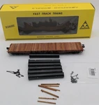 American Models 6017 Pennsylvania Railroad Flatcar #470145-SCALE Ex/box. Fixed Price $32.89.
