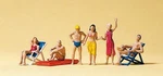 Preiser 10428 Ho Scale Recreation & Sports Beachgoers. Fixed Price $32.99.