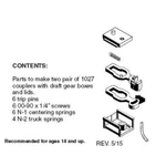 Micro Trains Scale Unassembled Short Shank Coupler Bmc (2003) 2PR 00102015. Fixed Price $11.42.