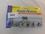 Life-like 1187 Ho Scale Hand Painted Figures, Farm People. Fixed Price $8.30.