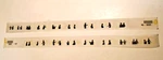 Pair 1952-59 Original Lionel #2531 Window Inserts For Passenger Car. Fixed Price $10.99.