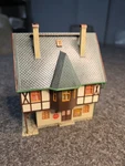 Auhagen 12343 Half Timbered House With Convenience Store Fully Assembled. Fixed Price $29.99.