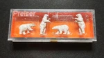 (n) Preiser 1:160 Circus / Zoo White Polar Bears - 4 Pcs. Brand New Sealed 79716. Fixed Price $15.50.