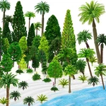 Quarenden Model Trees, Miniature Palm 38PCS, 6.6 Inches, Green. Fixed Price $23.19.