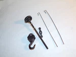 Lionel Original Vintage Postwar 3360 Burro Crane Parts, Guy Wires, Hook, Wheel. Fixed Price $29.00.