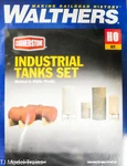 Walthers Ho #933-3197 Industrial Tanks Set (white Plastic) Kit Form (1:87TH). Fixed Price $14.25.