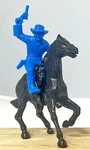 Marx Recast Roy Rogers Mounted 54MM Plastic 1990'S Dealer Stock - Colors Vary. Fixed Price $12.95.