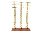 Mth 10-4012 Standard Gauge Tinplate #94 High-tension Tower Set (pack Of 3) Ex. Fixed Price $140.99.