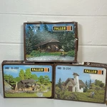 Faller Ho Scale Rural Building Kits Lot B-234 B-288 B-299 Vintage Log Cabin. Fixed Price $65.00.