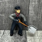Bachmann Big Haulers Scale Posable Locomotive Fireman Figure W/shovel 92316. Fixed Price $8.46.