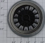 Lionel 400E-69 Black Spoked 2-3/4" Std. Gauge Steam Loco Gear Wheel. Fixed Price $12.00.