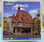 Kibri Scale Model Kit-prototype Of 1484 Rathaus (town Hall) Michelstadt #37104. Fixed Price $20.99.