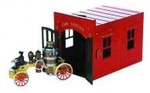 Mth Tinplate 10-1003: Kingsbury Fire House & Pumper. Fixed Price $449.95.
