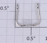 American Flyer 4000-4 Nickel Wide Gauge Ornamental Bell Bracket (10). Fixed Price $30.00.