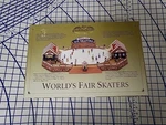 Gold Label Collection - Worlds Fair Skater Skating Rink 2004 Mr Christmas Works. Fixed Price $92.00.