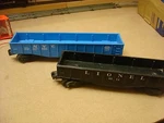 Vintage Lionel Gondolas-no. 6162 Nyc Light Blue & 6112 Black-vg. Fixed Price $14.99.