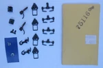 Athearn 75116 Kit Swing Hanger-brake CYLINDER-COUPLER-HEADLIGHT-HORN..17PCS. Fixed Price $17.50.