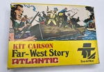 Atlantic-far West Story #1008 Kit Carson 22 Pieces W/ Box Ho Scale. Fixed Price $39.99.