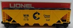 Lionel 6-9265 Gauge Chessie Covered Hopper #9265 Ex/box. Fixed Price $19.99.