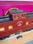 Mth #20-91429 Gauge Boston And Maine Steel Center Cupola Caboose Car #C-42. Fixed Price $99.00.