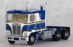 Trainworx Scale Kenworth K100 Flat Top Tractor 108" Blue & White Scheme #41052. Fixed Price $36.95.