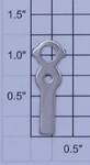 Lionel 390-57 Upper Valve Gear Piston Support Bracket (10). Fixed Price $20.00.