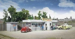 Walthers Cornerstone 1/87 Ho Scale Miss Bettie's Diner Dining Cars Kit 933-2909. Fixed Price $40.05.