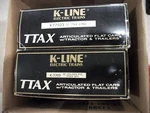 2 Nib K-line Ttax Articulated Flat Cars W/tractor & Trailers Gauge. Fixed Price $144.95.
